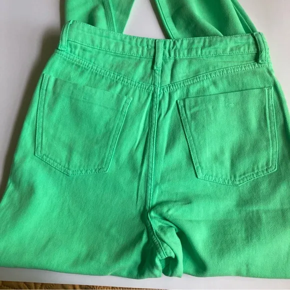 🌀 Bright Neon Green Jeans | Perfect for Spring &amp; Summer