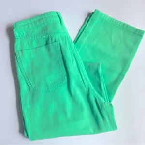 🌀 Bright Neon Green Jeans | Perfect for Spring &amp; Summer