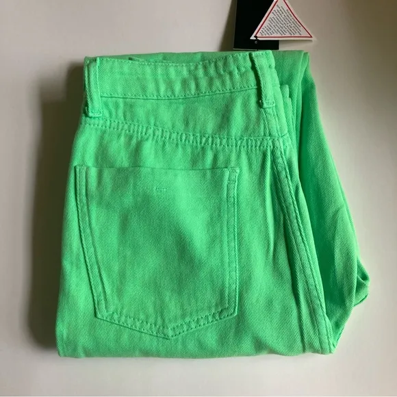 🌀 Bright Neon Green Jeans | Perfect for Spring &amp; Summer