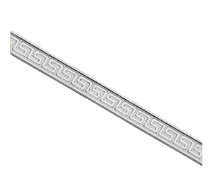 🆕 Sterling Silver Embossed Strip - Greek Key - BY THE CENTIMETRE