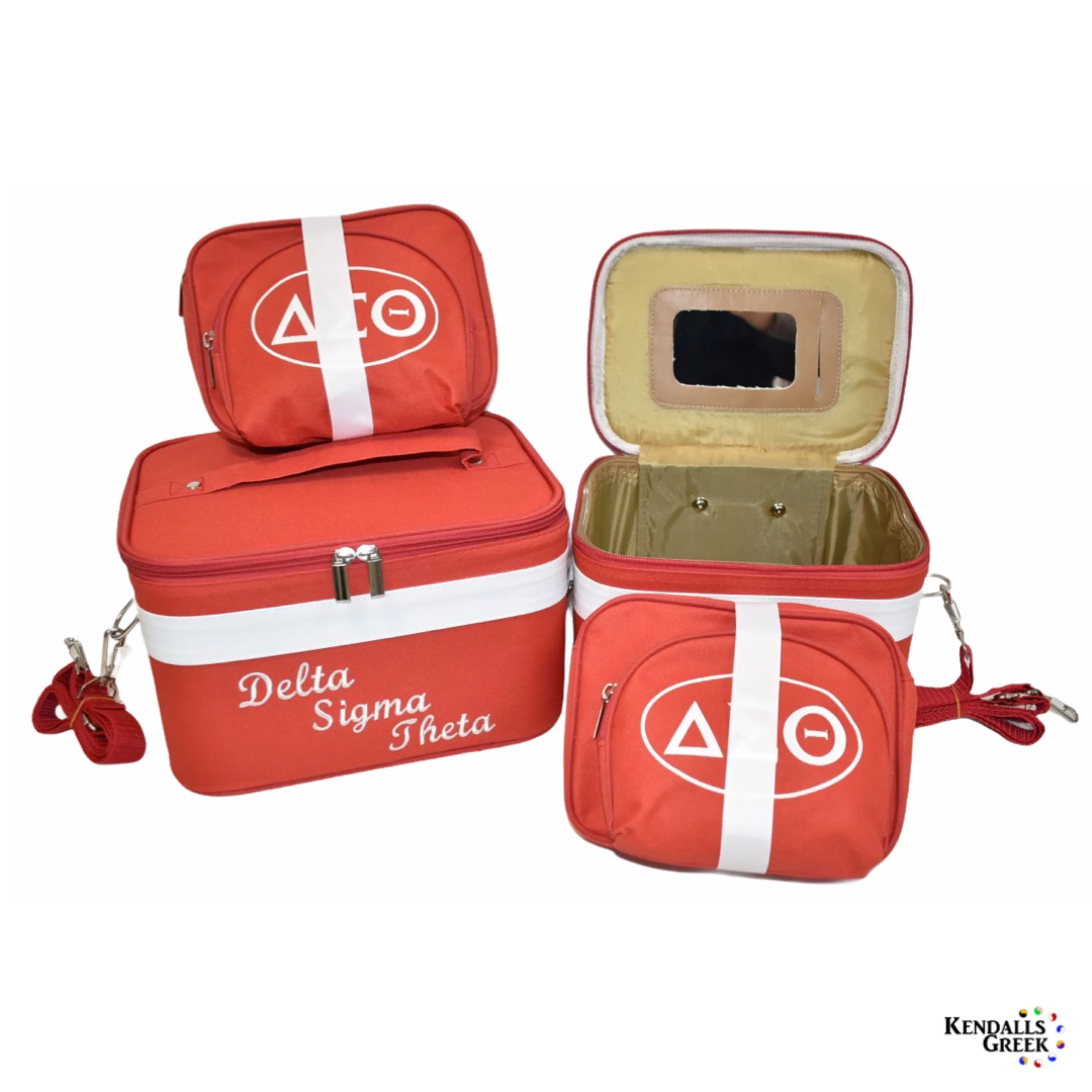 ΔΣΘ TRAIN CASE RED