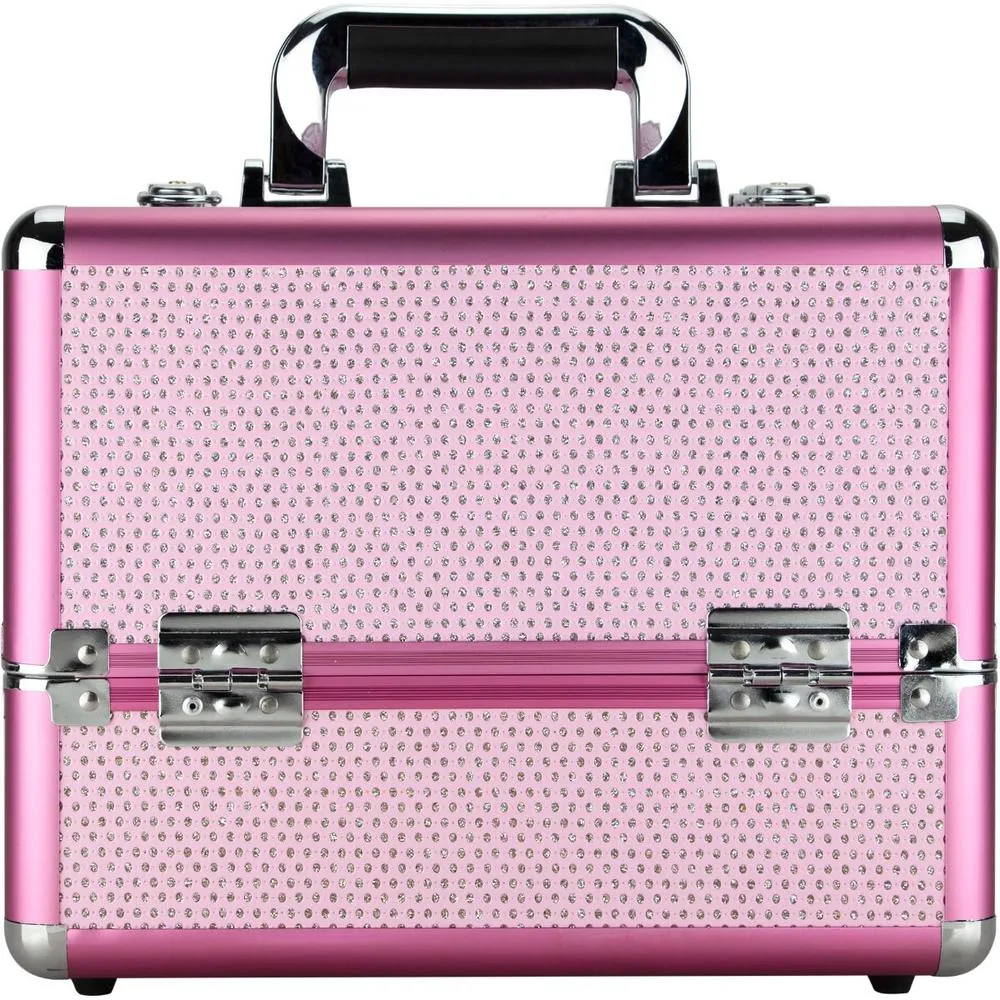 2-Tier Professional Cosmetic Case with Accordion Trays - Pink by TruCase