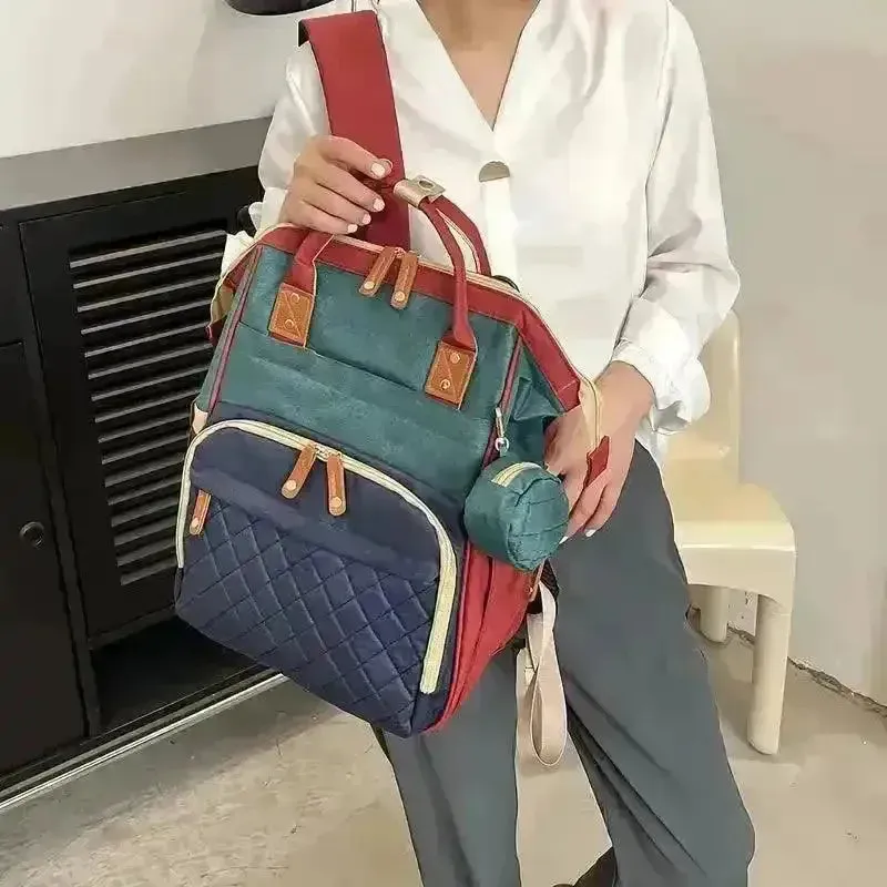 3 in 1 Baby Diaper Bag with USB Charging Dock