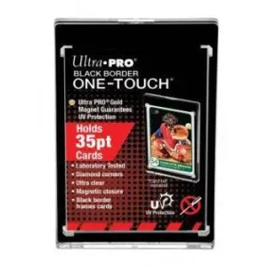 35PT Black Border UV One-Touch Magnetic Holder