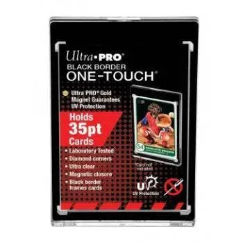35PT Black Border UV One-Touch Magnetic Holder
