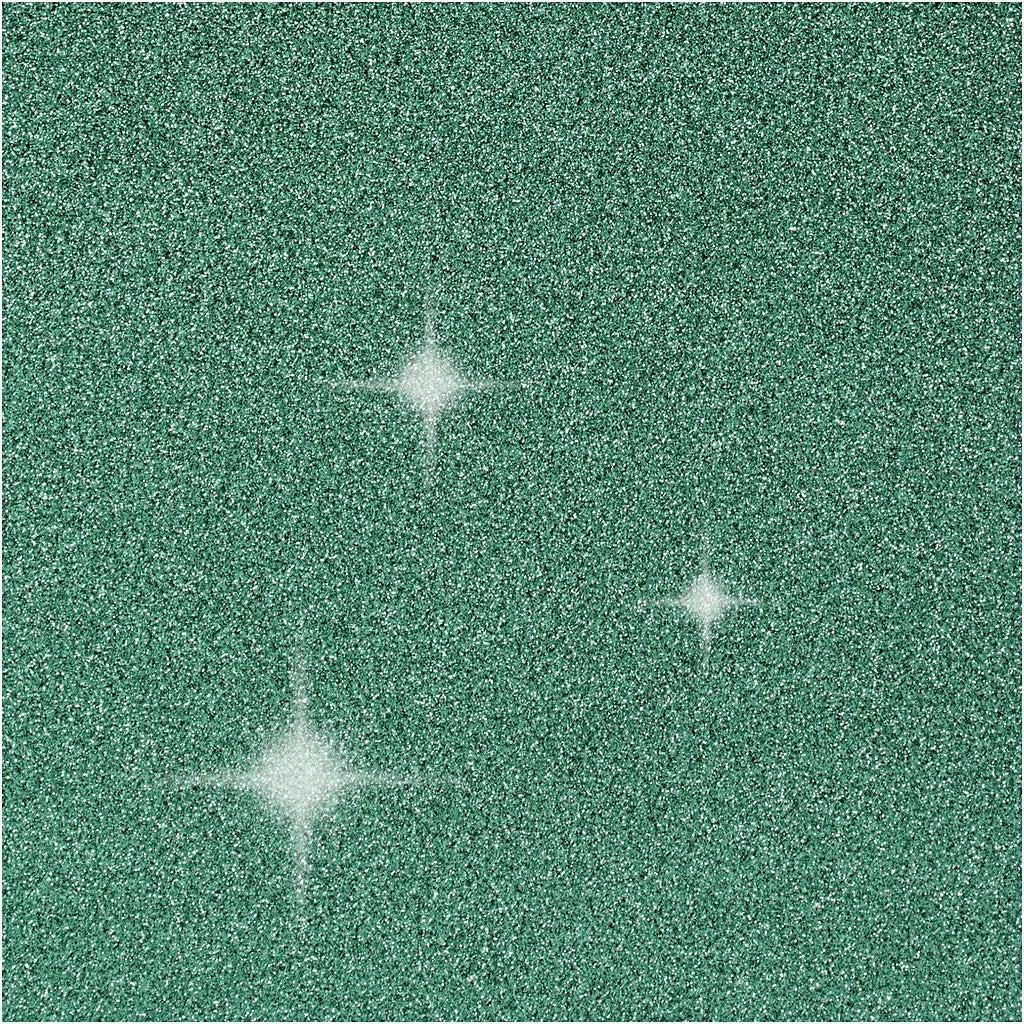 4 x Green Colour Glitter Cards Paper Envelopes For Greetings Decoration
