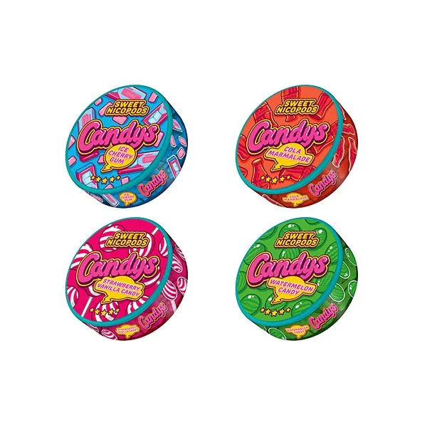 46.9mg Candys Slim Nicotine Pouches - 20 Pouches