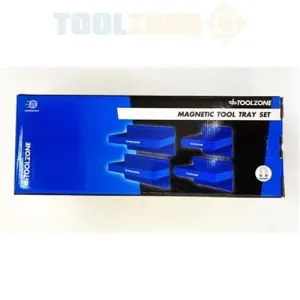 4Pc Magnetic Tool Tray Holders Storage Racks 155Mm - 310Mm Workshop Van Holders