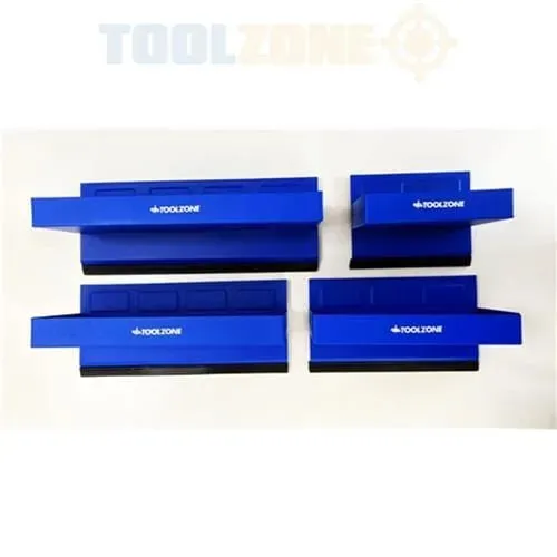 4Pc Magnetic Tool Tray Holders Storage Racks 155Mm - 310Mm Workshop Van Holders