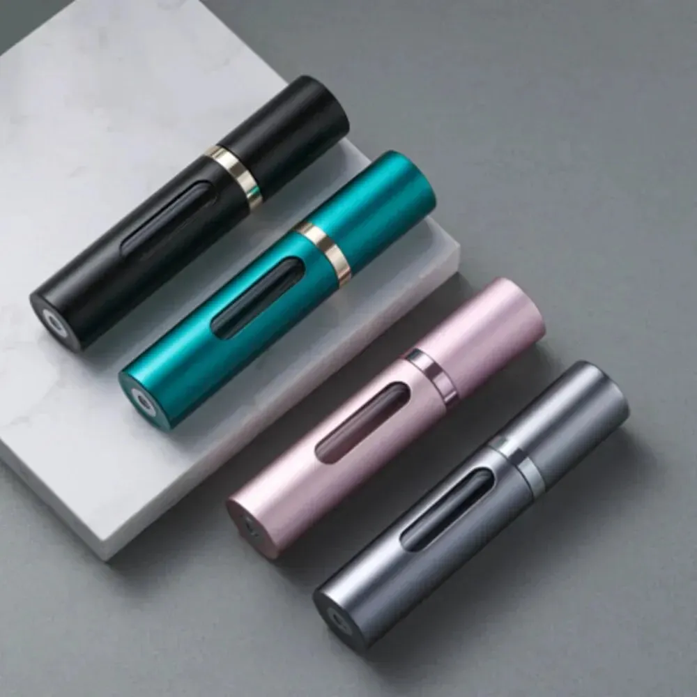 5ml Refillable Glass Perfume Bottle – Mini Spray Atomizer with Scent Pump