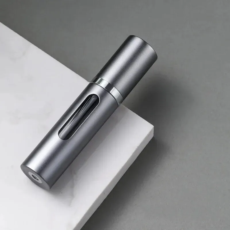 5ml Refillable Glass Perfume Bottle – Mini Spray Atomizer with Scent Pump