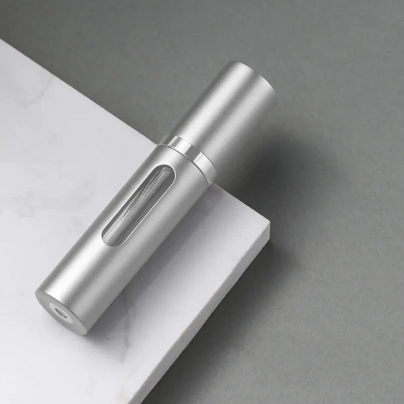 5ml Refillable Glass Perfume Bottle – Mini Spray Atomizer with Scent Pump