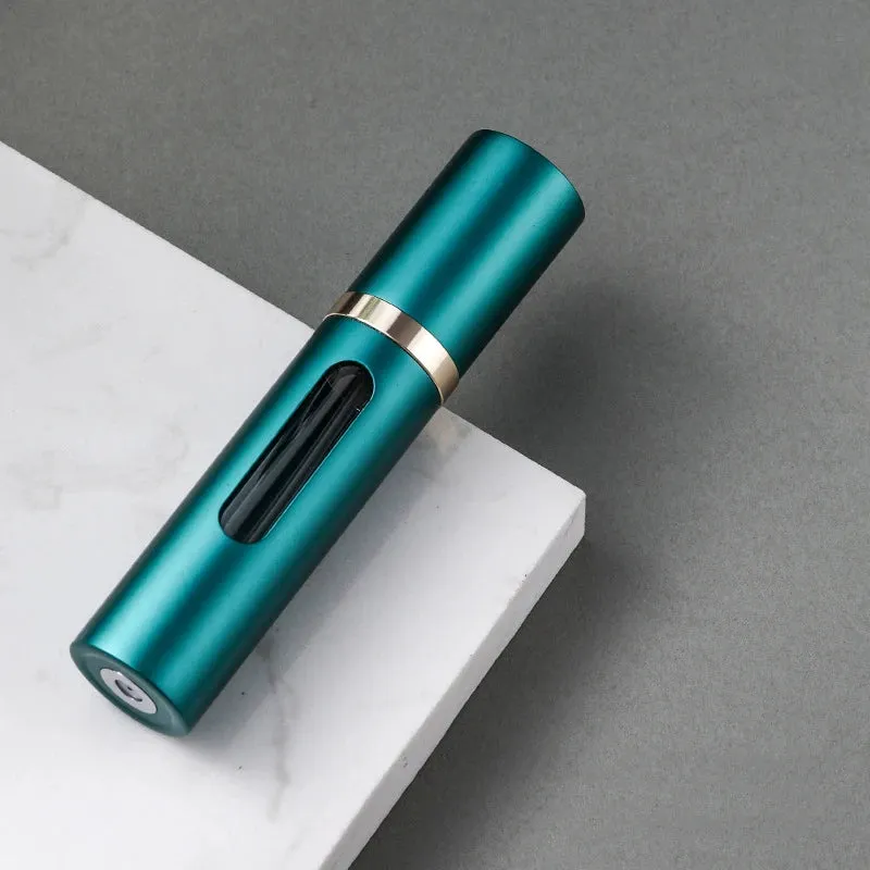 5ml Refillable Glass Perfume Bottle – Mini Spray Atomizer with Scent Pump
