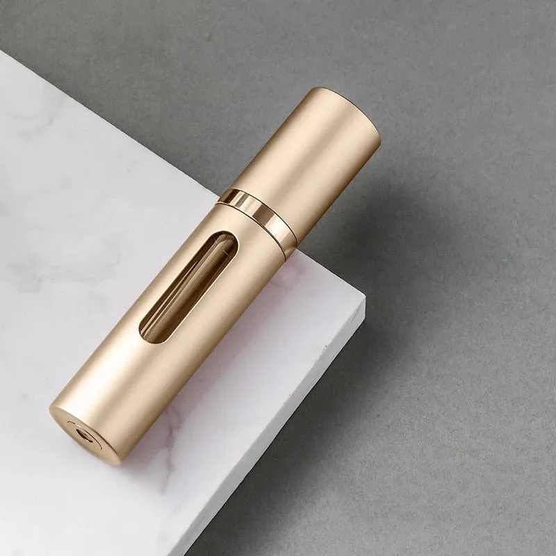 5ml Refillable Glass Perfume Bottle – Mini Spray Atomizer with Scent Pump