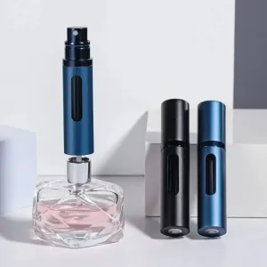 5ml Refillable Glass Perfume Bottle – Mini Spray Atomizer with Scent Pump