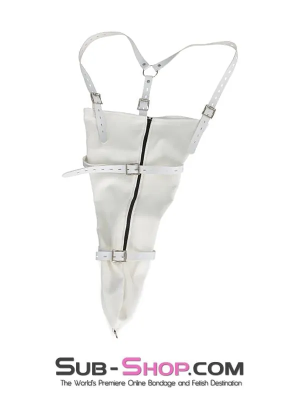 7001M      White Zippered Armbinder with Locking Straps