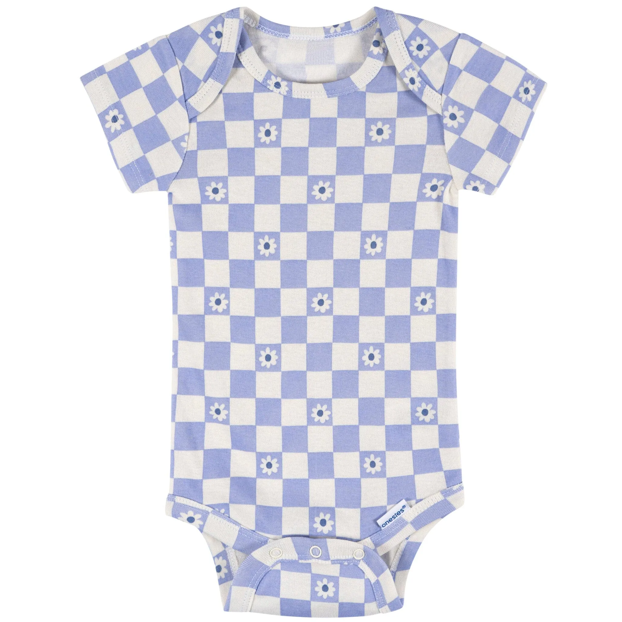 8-Pack Baby Girls Berry Happy Short Sleeve Onesies® Bodysuits