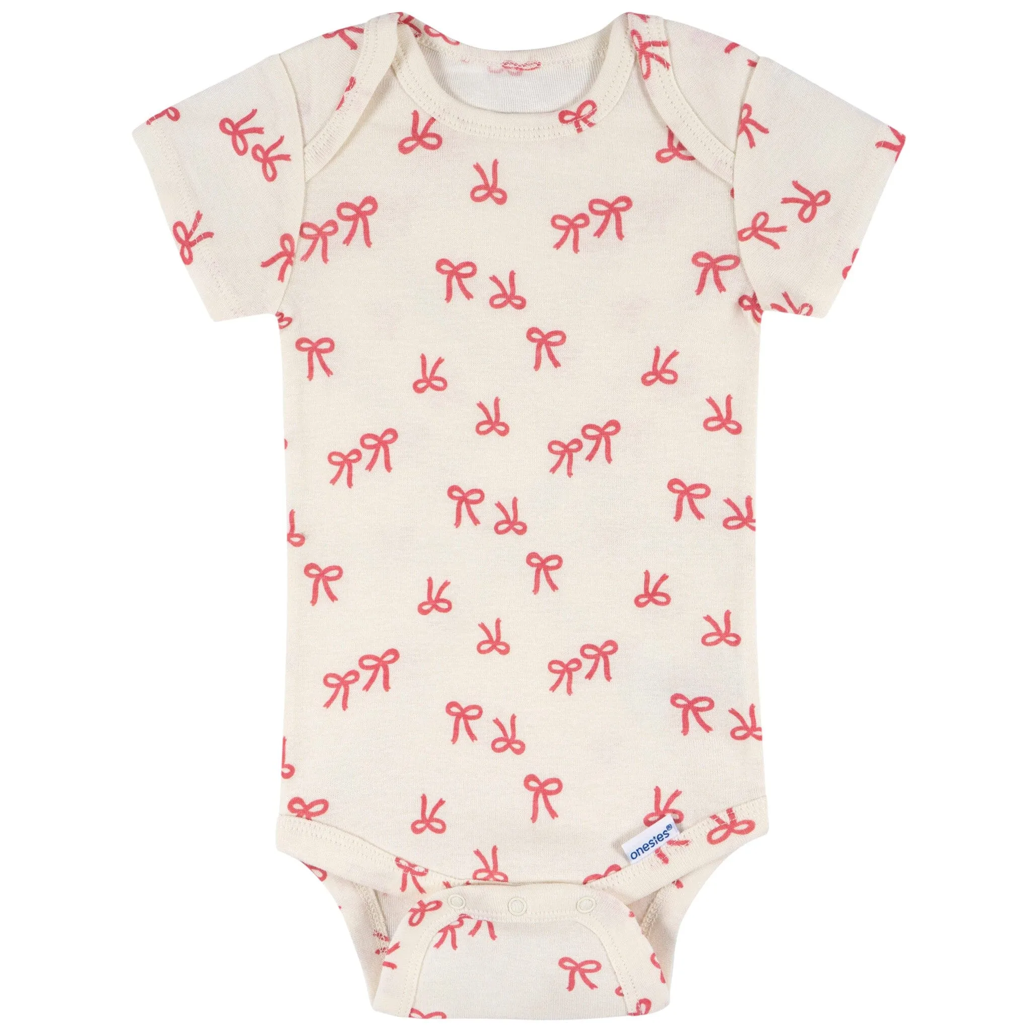 8-Pack Baby Girls Berry Happy Short Sleeve Onesies® Bodysuits