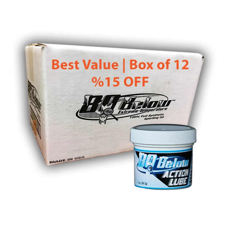80 Below Action Lube Jar 2 oz. | Extreme Temperature Sporting Oil Synthetic