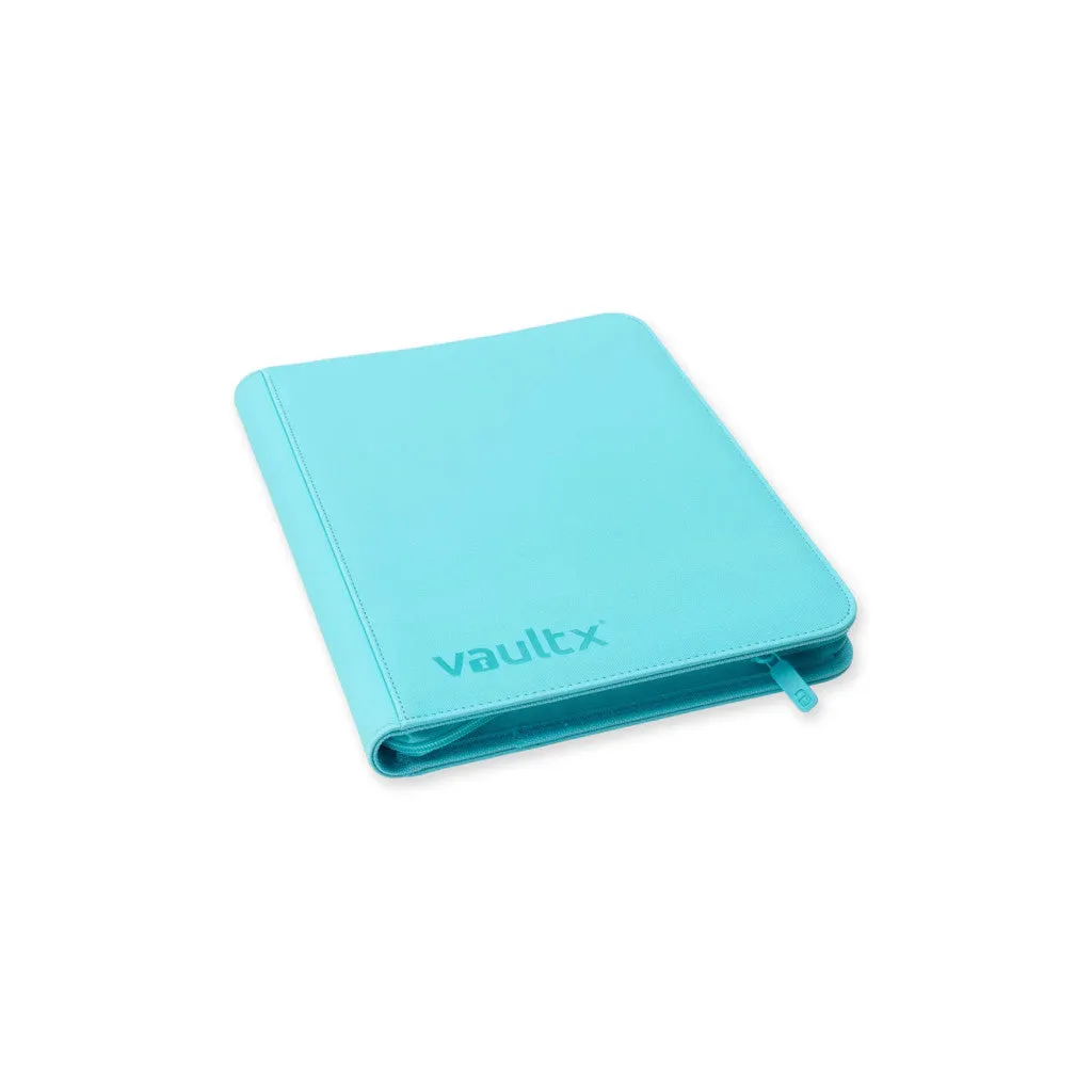 9-Pocket Exo-Tec Zip Binder - Pastel Blue - Vault X