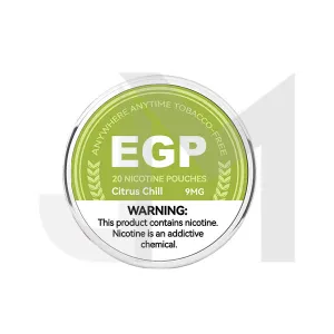 9mg EGP Nicotine Pouches - 20 Pouches