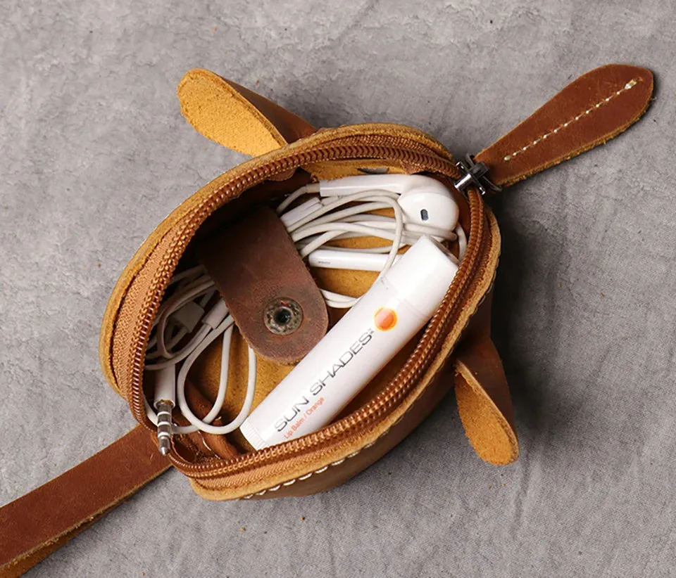 Adorable Kawaii Mouse Coin Purse 🐭✨ | ZRCX Leather Key Wallet for Kids & Adults 👜💖