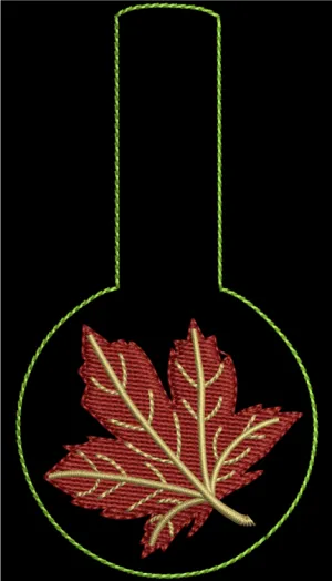 AGD 9174 Fall Leaf Key Fob