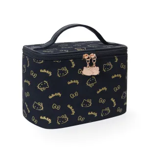 AmBealla Make up Bag Travel Cosmetic Bags Brush Holder Zipper Pouch Case Organizer Cute Organizer Suitable for Purse for Women (Black Bucket Bag)