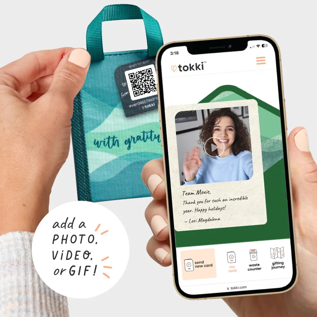 Appreciate | Reusable Gift Card Holder   QR Greeting Card
