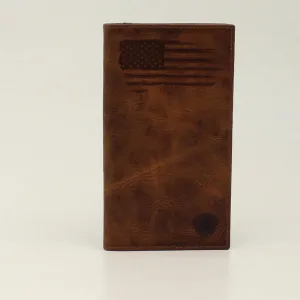 Ariat Distressed USA Flag Rodeo Wallet