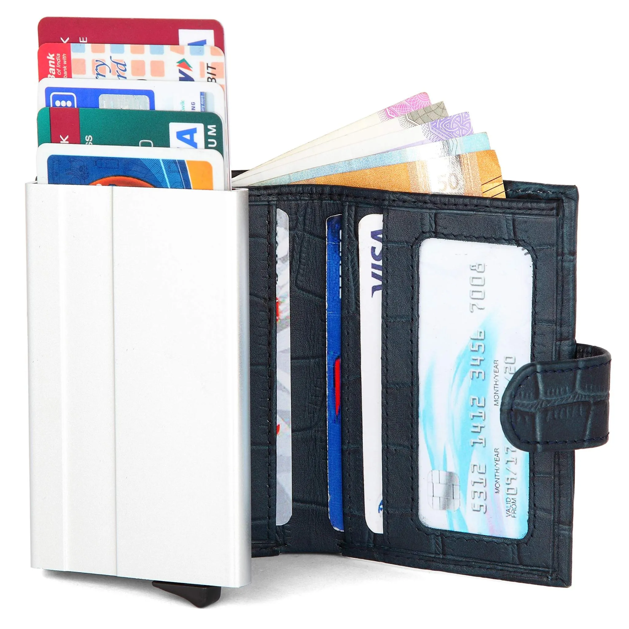 ARNOLD RFID Protected Leather Card Holder for Men