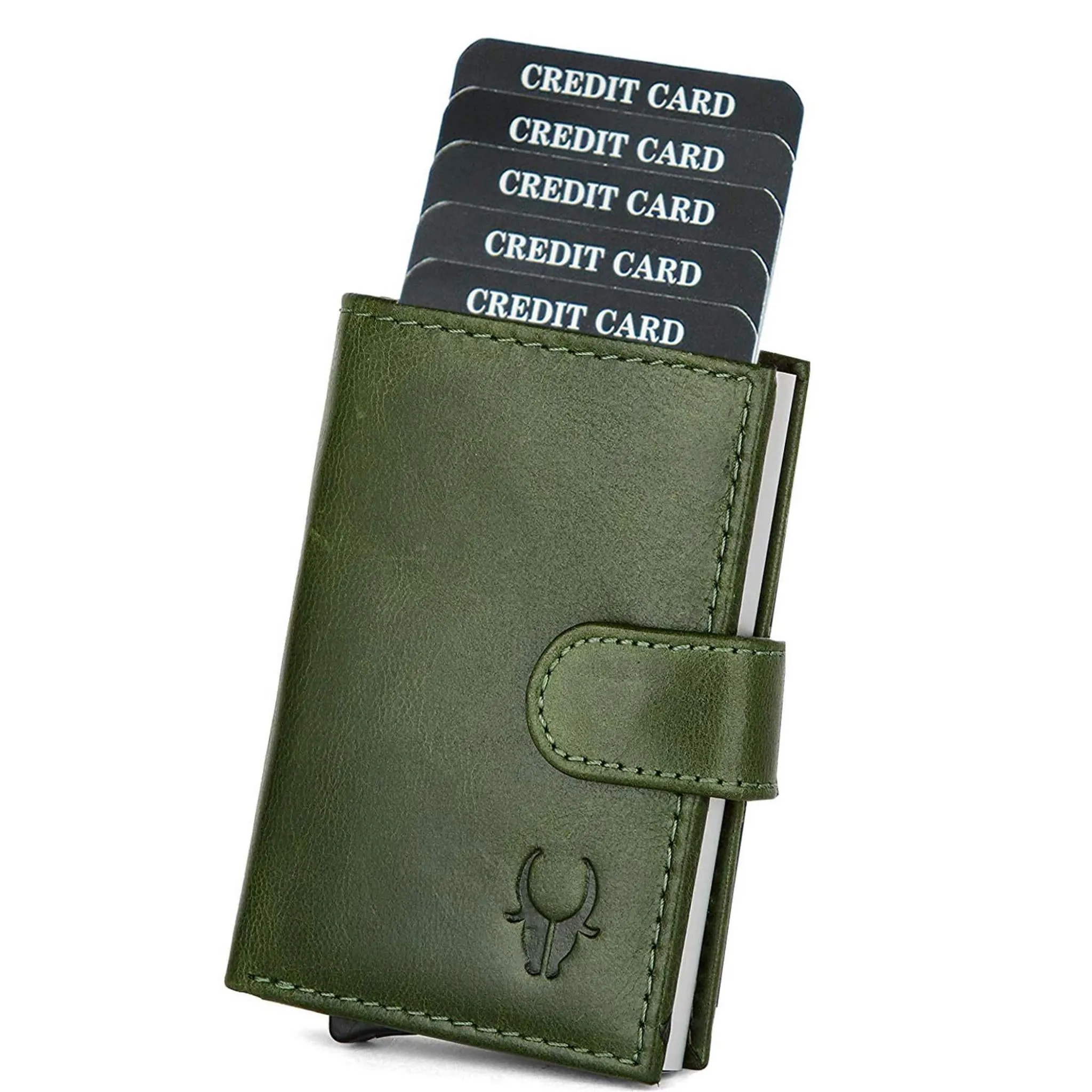 ARNOLD RFID Protected Leather Card Holder for Men
