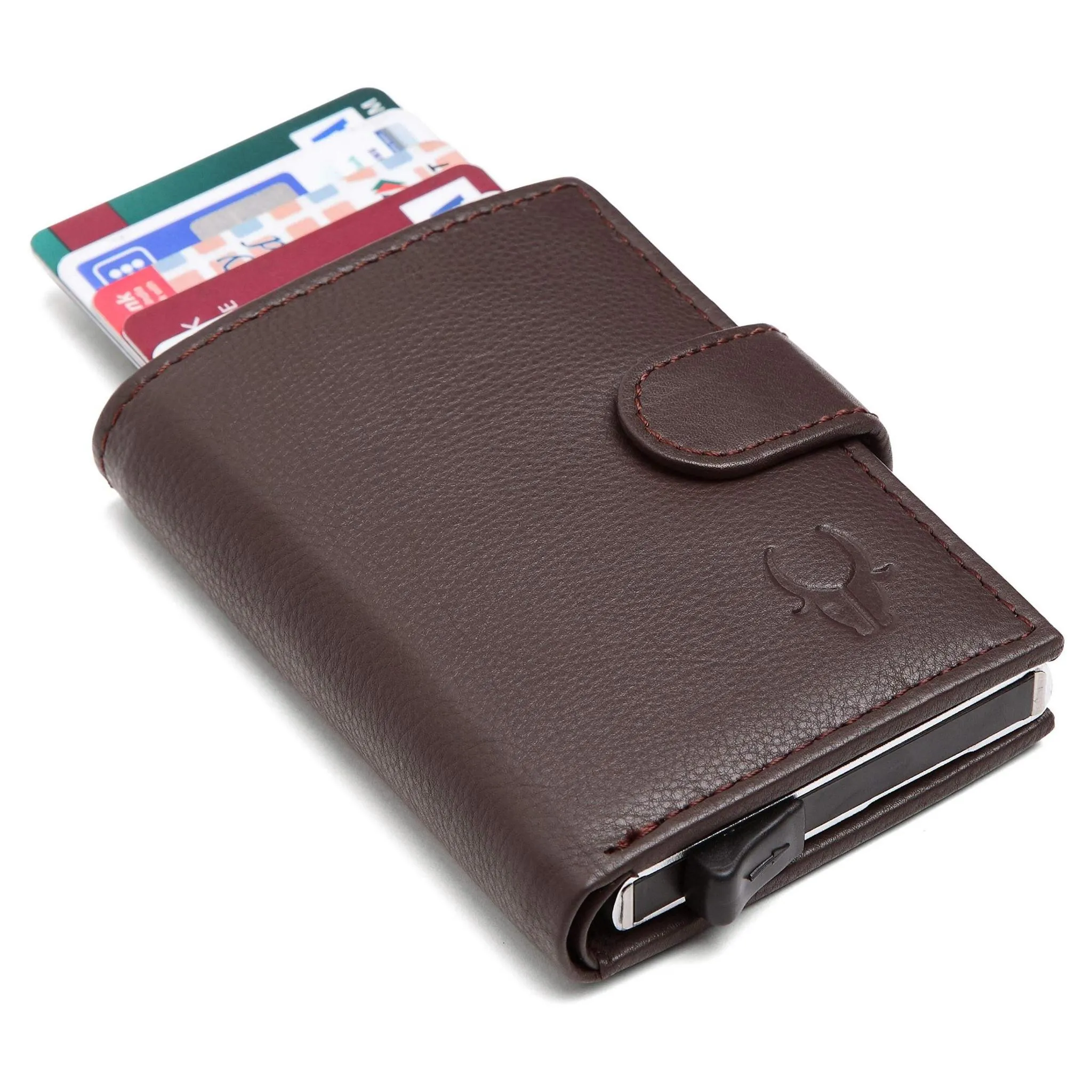 ARNOLD RFID Protected Leather Card Holder for Men