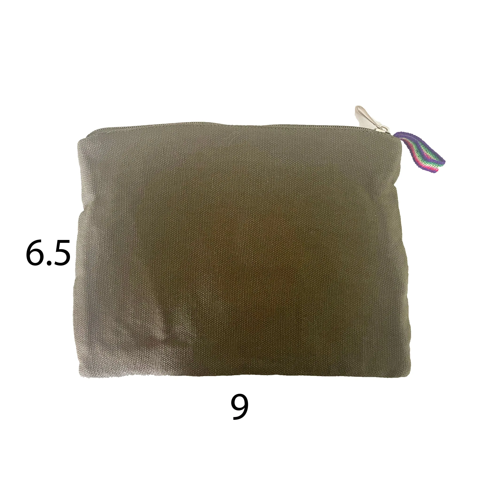Arpillera Carry-All Pouch, Zipper Mini Storage Bag, Clutch Portable Cosmetic Bag