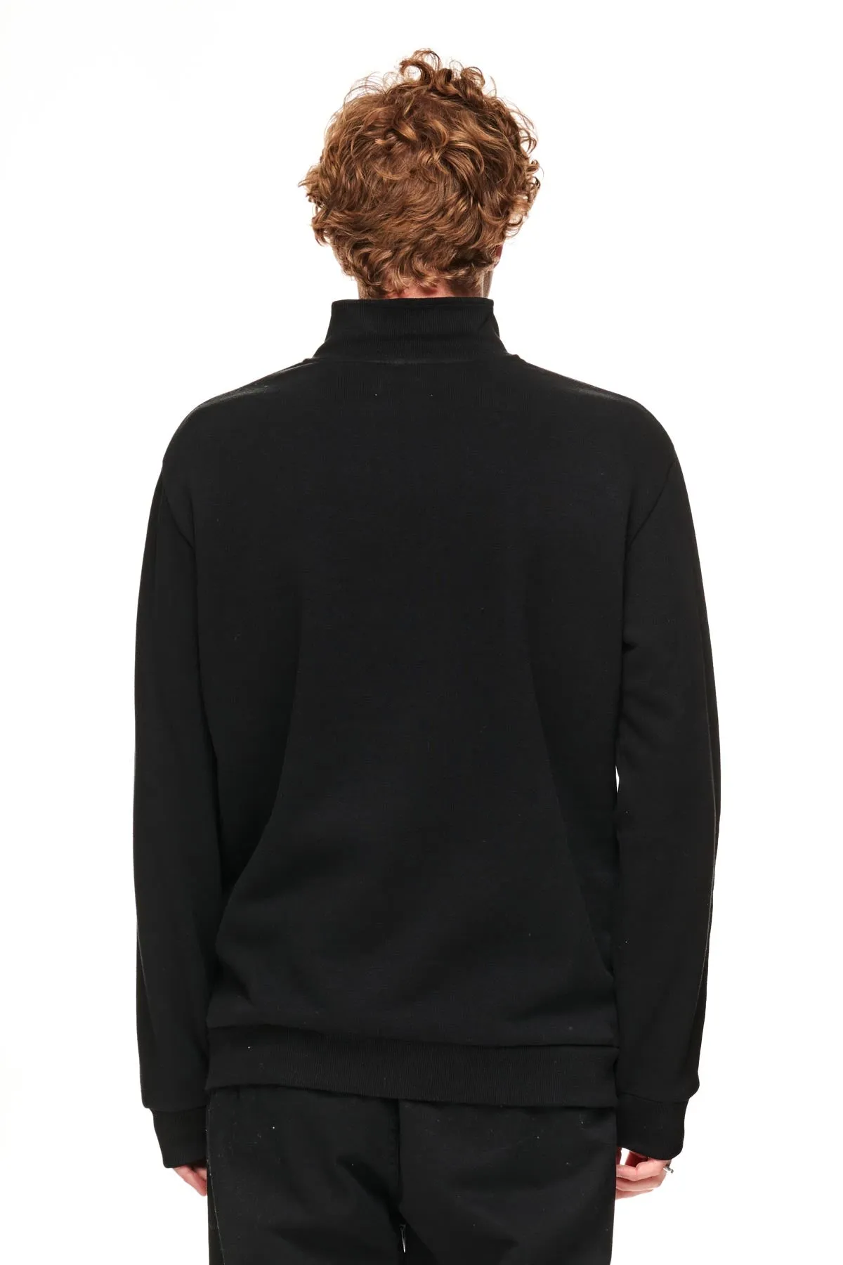 Ascend 1/4 Zip Crew - Black