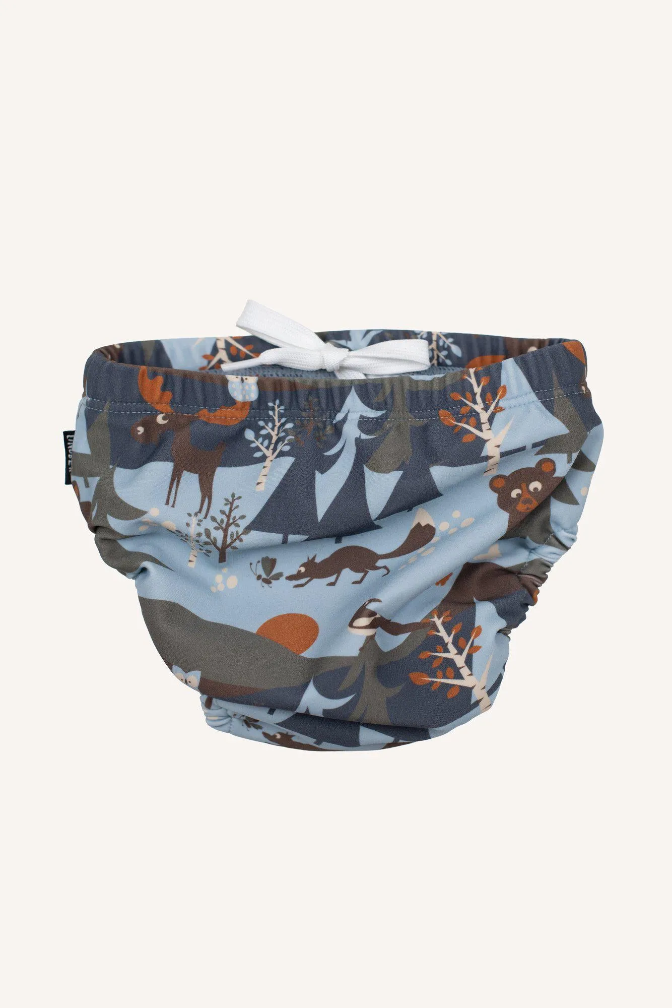 ASH BABY SWIM DIAPER - LIGHTBLUE/BROWN