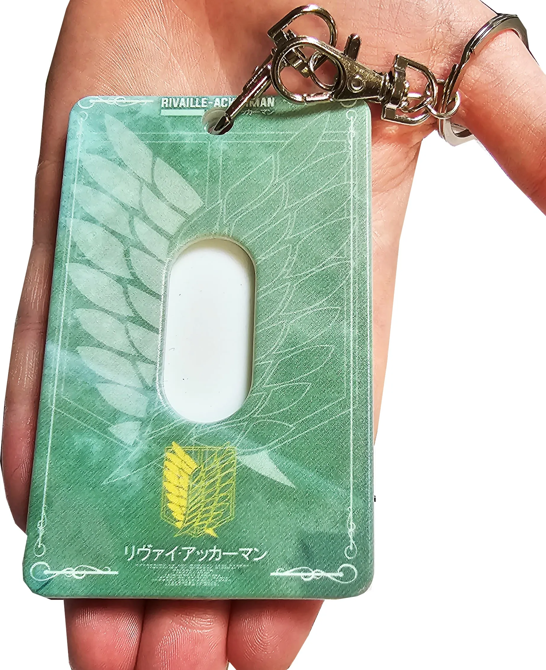 Attack On Titan Levi Ackerman - Card Holder with Keyring
