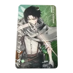 Attack On Titan Levi Ackerman - Card Holder with Keyring