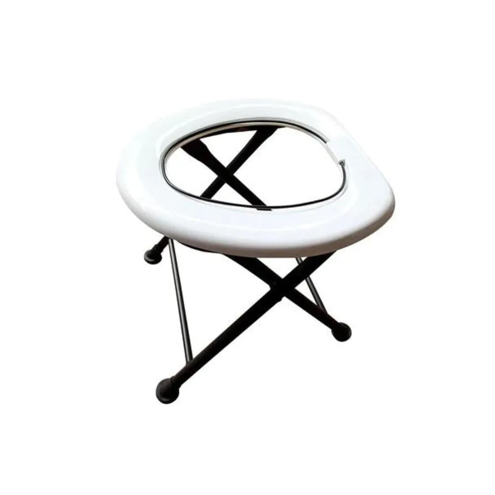 Aussie Traveller Folding Toilet Black
