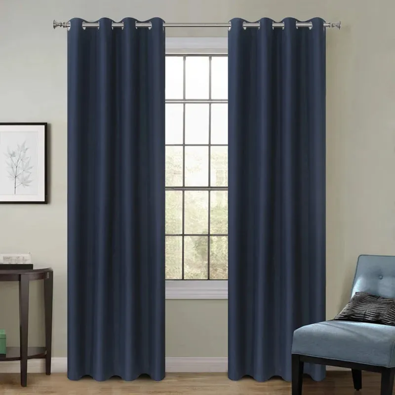 Ava 100% Blackout Bedroom Curtains (1 Penal)