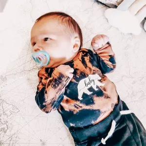 Baby Bleach Dye Onesie