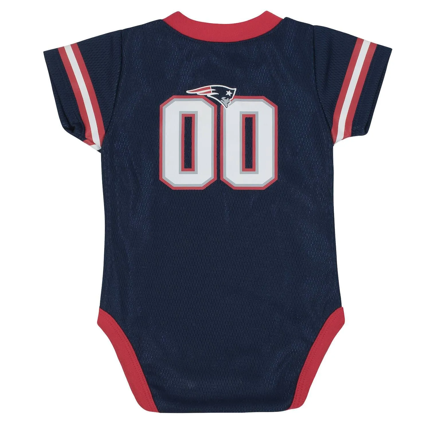 Baby Boys New England Patriots Short Sleeve Jersey Bodysuit