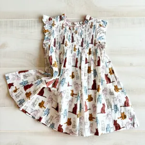 Baby Stevie Dress Set | Tabby Cats
