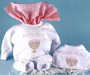 Baby'S First Chanukah Personalized Baby Gift-Girl
