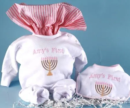 Baby'S First Chanukah Personalized Baby Gift-Girl
