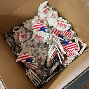 Bales Hay USA Keychain