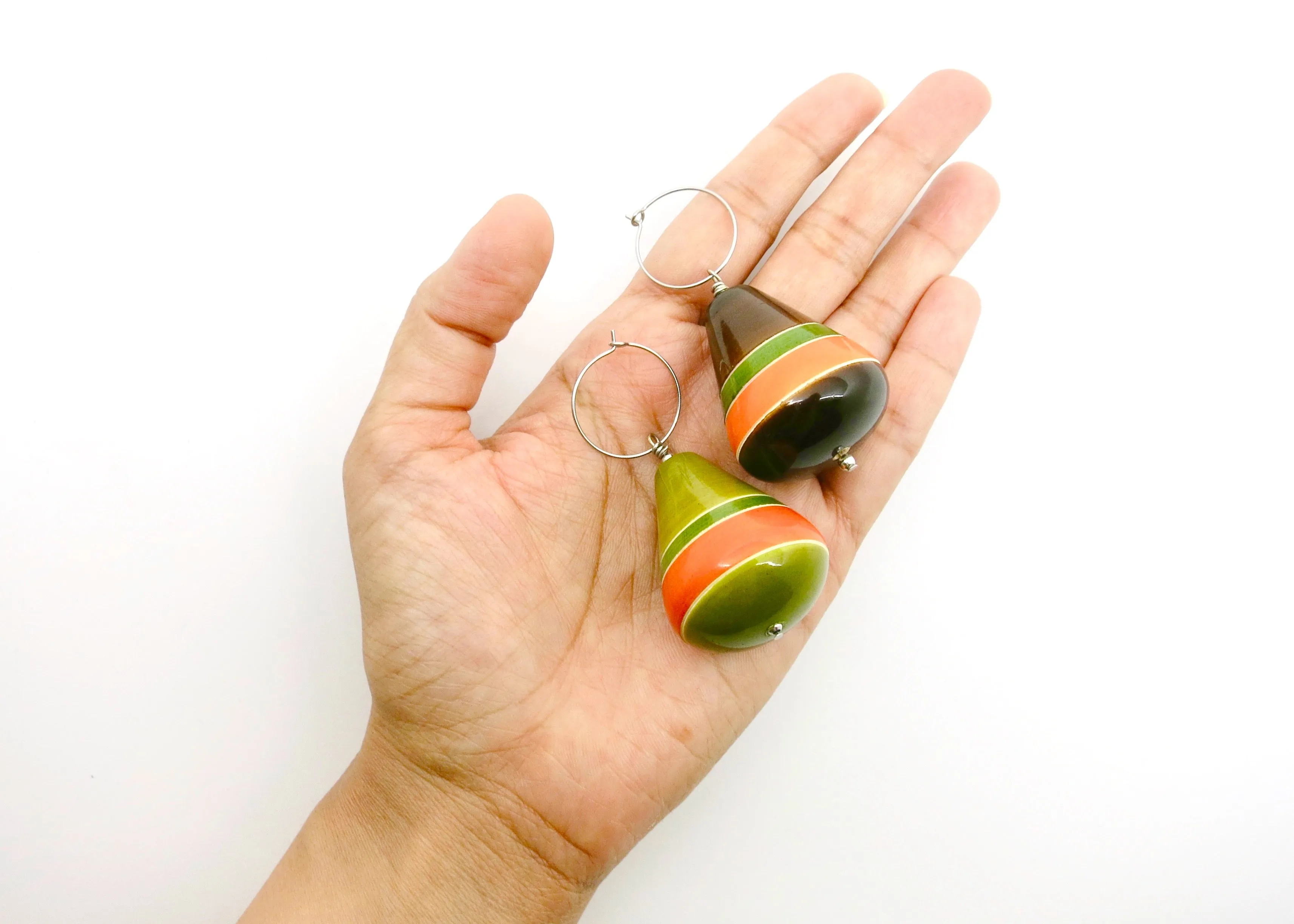 Banded Love earrings (available in 4 different colors)