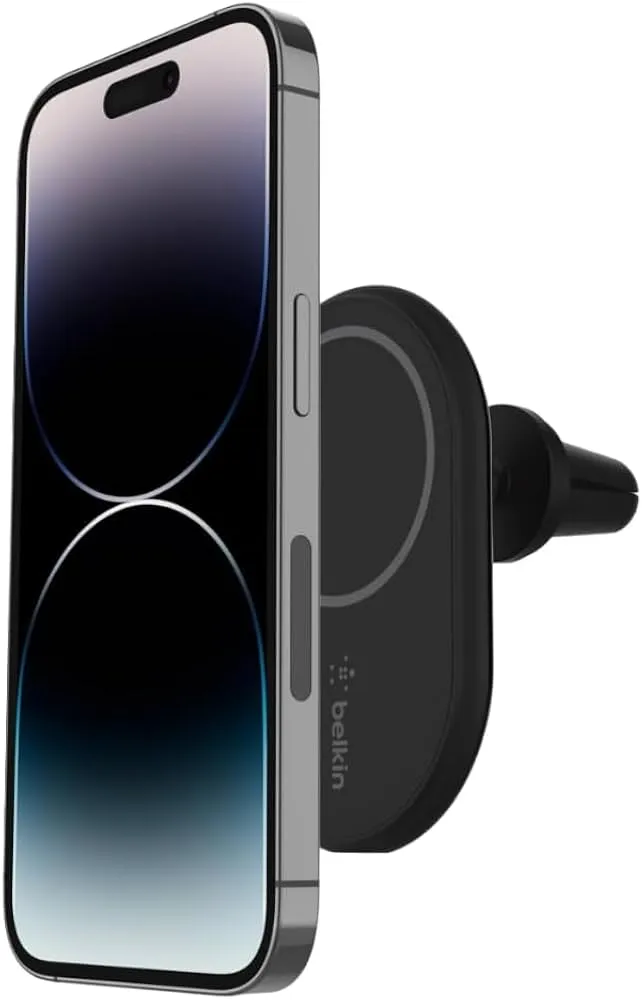 Belkin Car Charger magnetic wireless car power supply for apple iPhone 13/12| WIC004BTBK