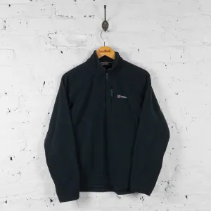 Berghaus 1/4 Zip Fleece Top - Black - M