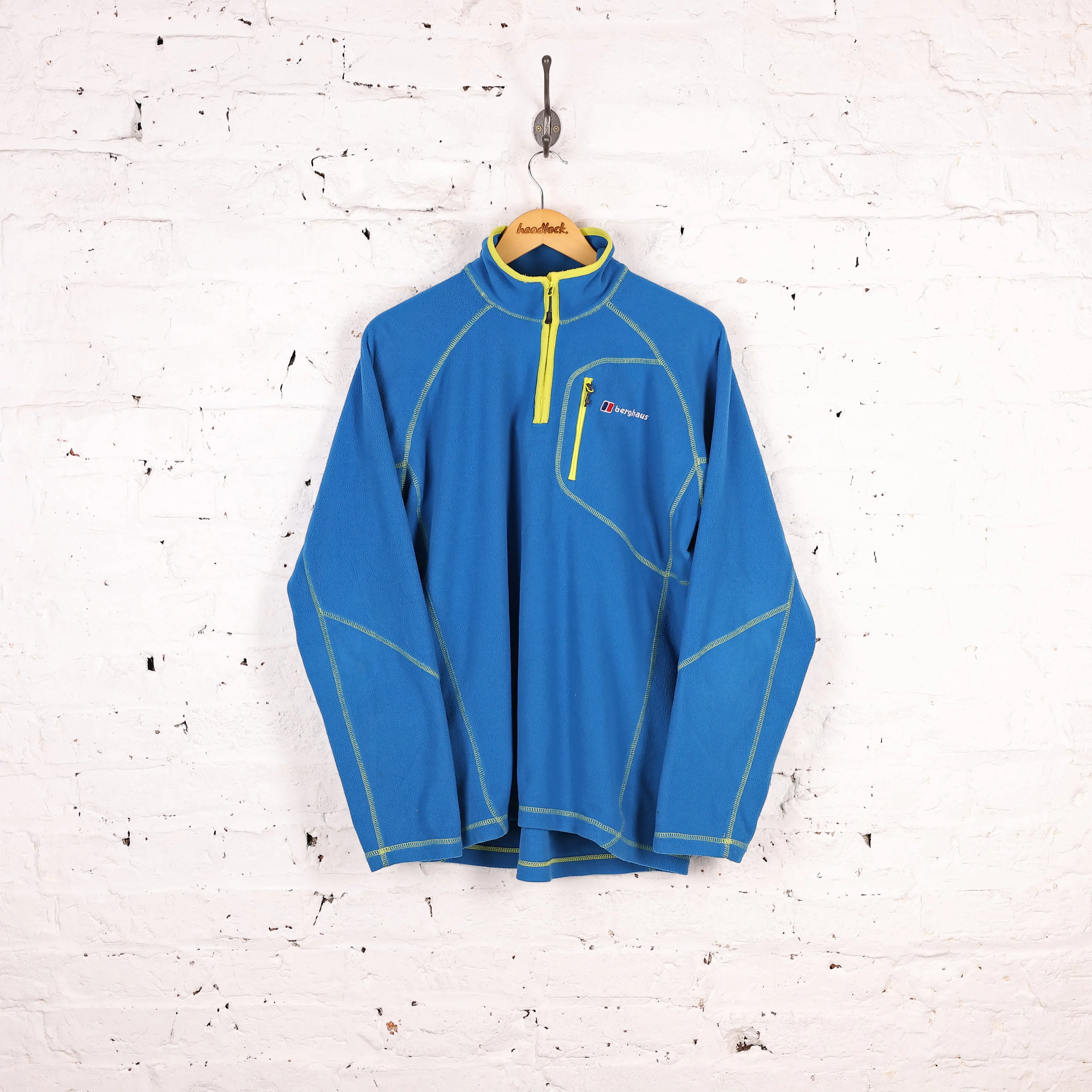 Berghaus 1/4 Zip Fleece - Yellow - L